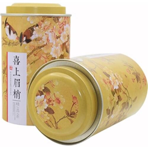 Xin Jia Yi Packaging Metal Tin Tea Box Chinese Style Chinese Painting Shape Round Boxes Wedding Party Birthday Gift Cans