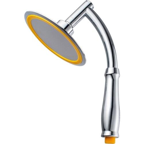 1pc 4/6 inch Rainfall Shower Head Stainless Steel Adjustable Water Saving Spray High Pressure Nozzle Home Hotel bath Accessories