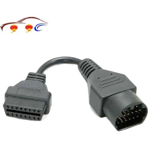 2021 Top Quality for Ma-zda 17 Pin To OBD 2 OBD II Cable 16 Pin Connector Diagnostic Tool Adapter Extension Cable