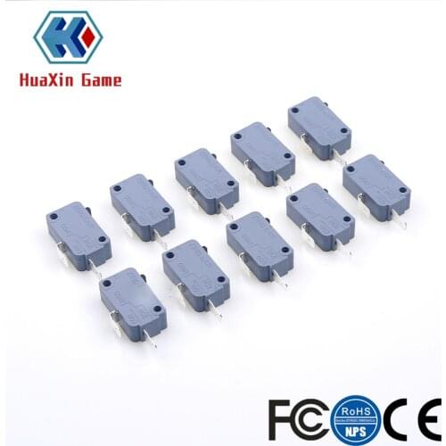 20x 2Pin Microswitch Arcade Micro Switch Arcade Game Machine Cabinet Accessories