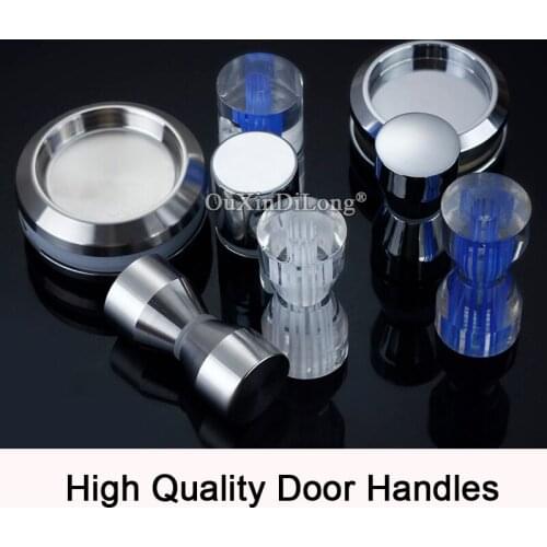 Brand New 1Piece Shower Glass Sliding Door Handles Hidden Push / Pull Handles