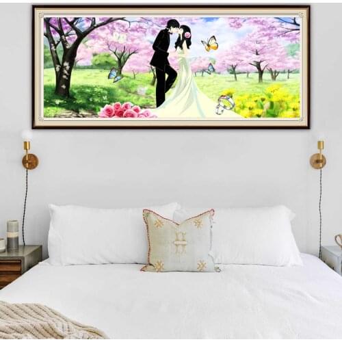 DIY 5D Diamond Painting Portrait Girl and Boy Scenery Cross Stitch Square Round Diamond Embroidery Handwork Rhinestone Wall Art