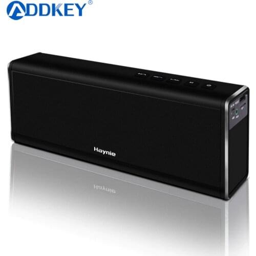 Haynie Super Bass 20W Bluetooth Speaker 4000mAH Power Bank Portable Wireless Metal HIFI Speaker for phone IOS&Android VS Piple