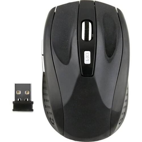 2.4GHz Wireless Mouse Mice + 800-1600dpi USB Receiver For Laptop PC 8-15mA 1.5V/3V Optical Scroll Adapter