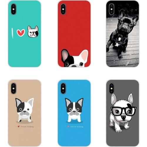 For HTC One U11 U12 X9 M7 M8 A9 M9 M10 E9 Plus Desire 630 530 626 628 816 820 830 french bulldog Accessories Phone Cases Covers
