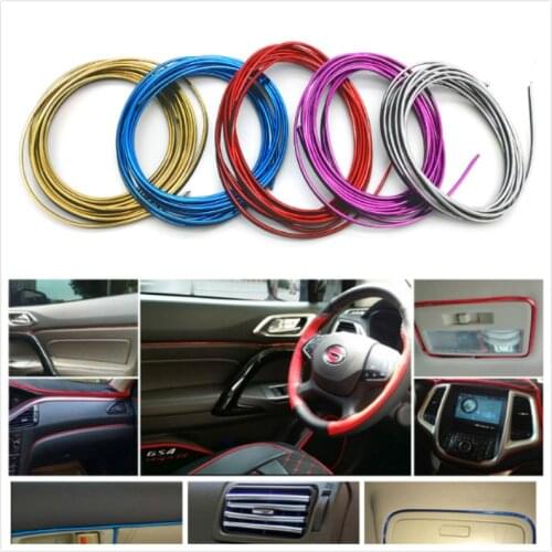 For Peugeot 206 307 308 407 208 207 4008 3008 2008 508 Car Styling Interior Accessories Decoration Strip