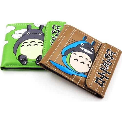PU Short Wallet Purse With Colorful Printing Of Japanese Anime Tonari no Totoro My neighbor totoro