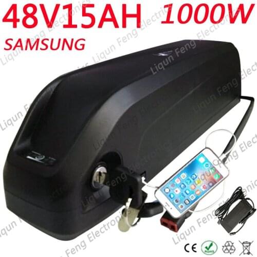 36V 48V 52V lithium Battery 36V 12AH 15AH 18AH 48V 9AH 12AH 13AH 15AH 52V 9AH 12AH 15AH Electric Bike Battery Use Samsung Cell