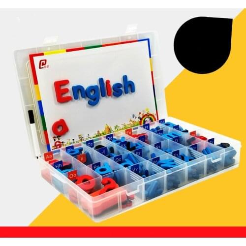 Magnetic Letters Alphabet Stickers English Teaching Aids Childrens Educational Toys Early Education Series English Magnets Gift