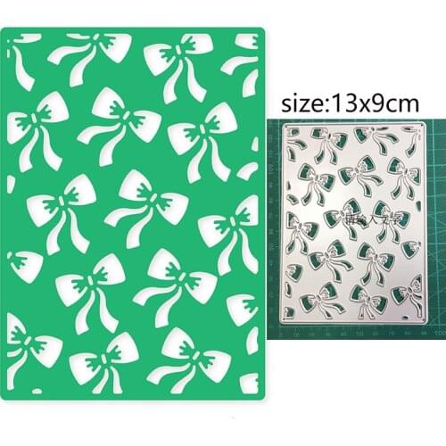 Metal cutting dies cut die mold Bow Background Frame decoration Scrapbook paper craft knife mould blade punch stencils dies