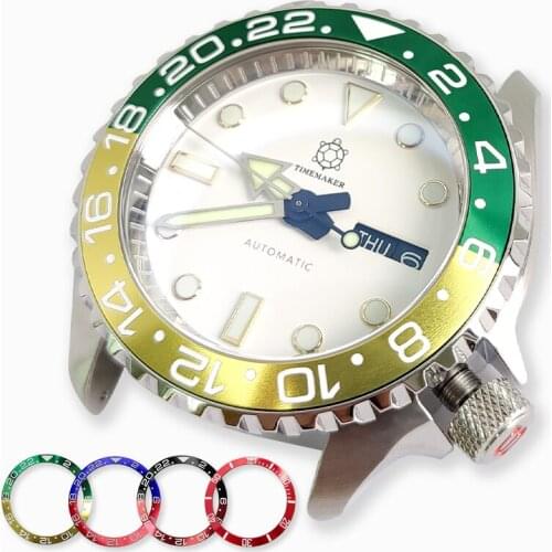 Sloped Aluminum bezel insert38*30.6mm For SKX007 New No. 5 SRPD diving watch series model Divers watch parts