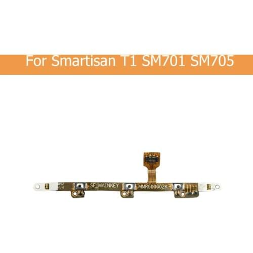 Genuine Volume control Button Flex Cable For Smartisan T1 SM701 power flex cable For Smartisan T1 SM705 Home keypad Flex Cable