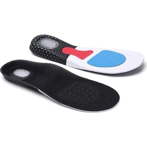 Unisex Orthotic Arch Support Sport Shoe Pad Sport Running Gel Insoles Insert Cushion Breathable Women Men foot care Big Size