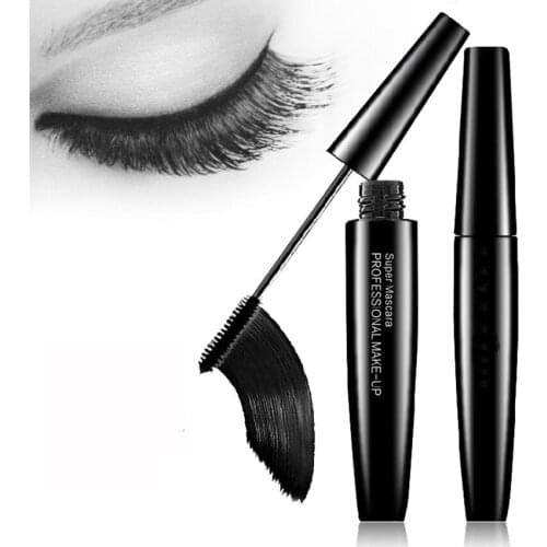 Professional Black Mascara No Blooming Waterproof Eyelash Mascara Eye Extensions Thick Curling Beauty Cosmetics Easy to remove