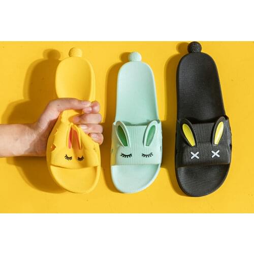 Summer Slides Women Slippers Cartoon Thick Bottom Beach Slides Bathroom Slide Sandals Women Men Couple Shoes MTX113
