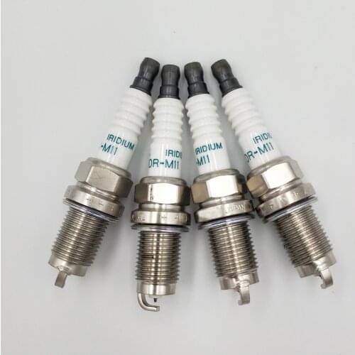 4PCS 9807B-5615W SKJ20DR-M11 Iridium Spark Plug 9807B5615W SKJ20DRM11 9807B 5615W SKJ20DR M11 For Honda Accord CR-V Acura RL TSX