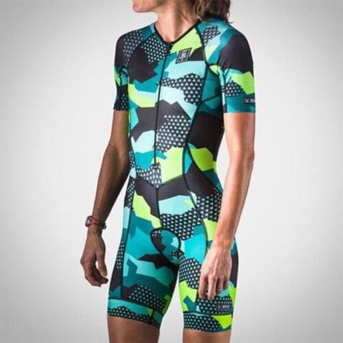 Skinsuit triathlon tri suit custom clothing bicycle women body kit cycling female ropa ciclismo jumpsuit speedsuit 9d gel pad