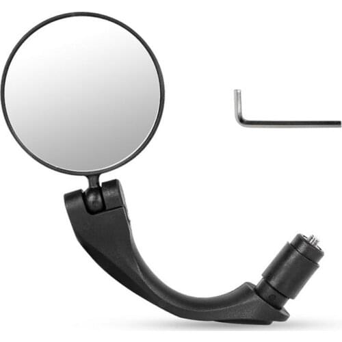 Bicycle Rear View Mirror Lightweight Durable 360 Dregree Rotatable Folding Handlebar Bike Convex Mirror Riding Accessories