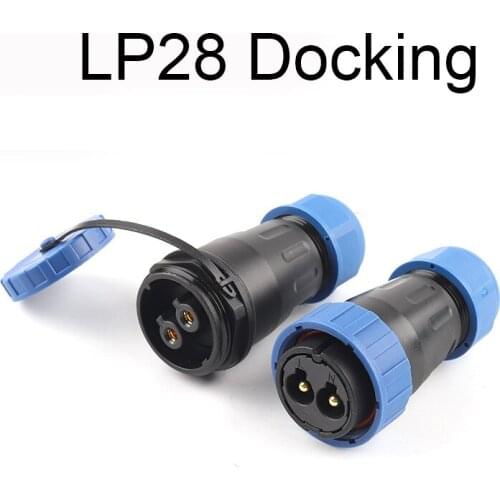LP/SP28 IP68 Waterproof Connector Plug Socket Docking No weldingElectric Aviation Wire Connector