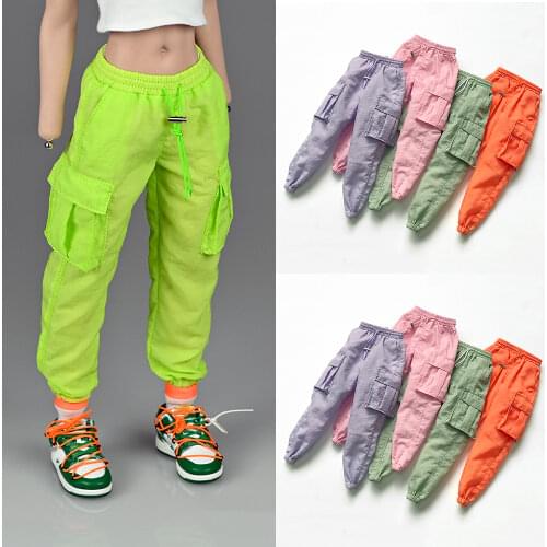 1/6 Scale Female Figure Accessory Overalls Work Pants Hip Hop Casual Street Pants Clothes for 12" Action Figure Body
