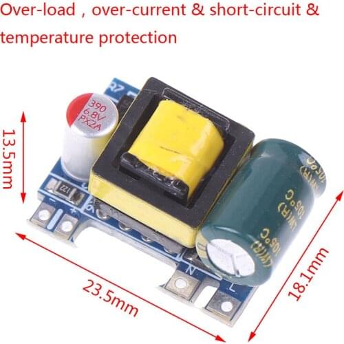 1PCS Hot New Mini AC-DC 110V 120V 220V 230V To 5V 12V Converter Board Module Power Supply Wholesale