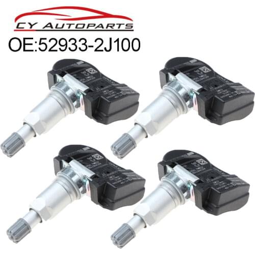 4PCS New TPMS Wheel Tire Pressure Sensor For Kia Sorento 2017 2018 For Hyundai-Verna Solaris 52933-2J100 529332J100 433MHZ TPMS