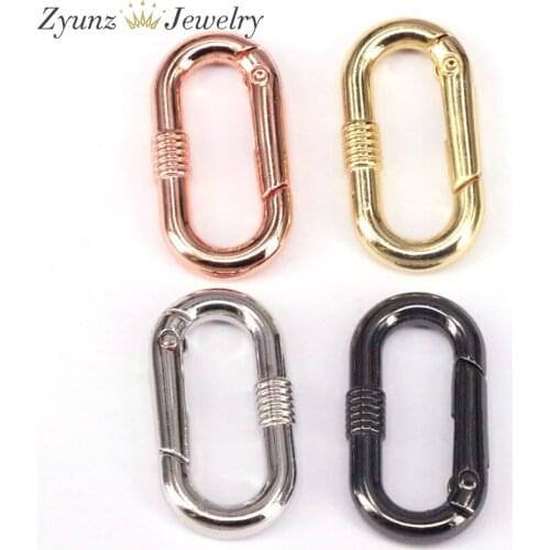 5PCS, Oval spring o ring,snap clip push snap hooks,spring o ring clasp,push gate snap hooks,oval spring ring