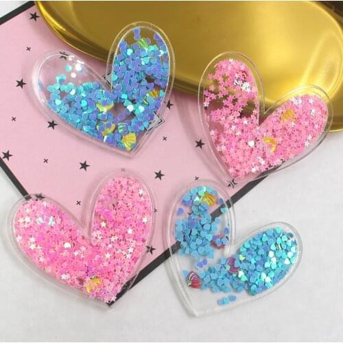 20131,quicksand DIY Jewelry Accessories Multicolor Love Accessories Suitable for Epoxy Phone Case Notebook Bag Accessories