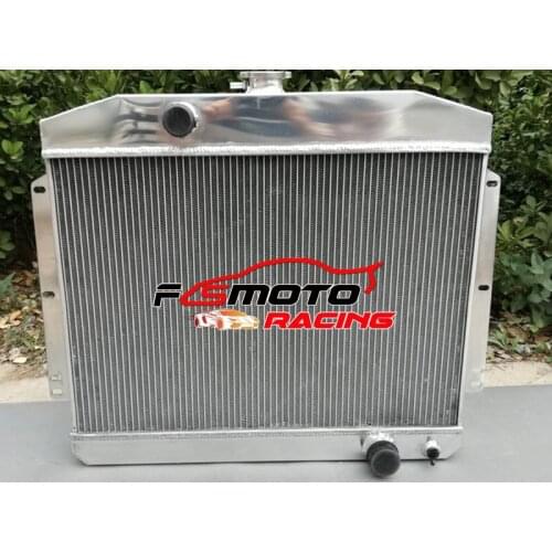Aluminum Radiator FOR Mercury W/Chevy 350 5.7 V8 M/T 1949 1950 1951 49 50 51