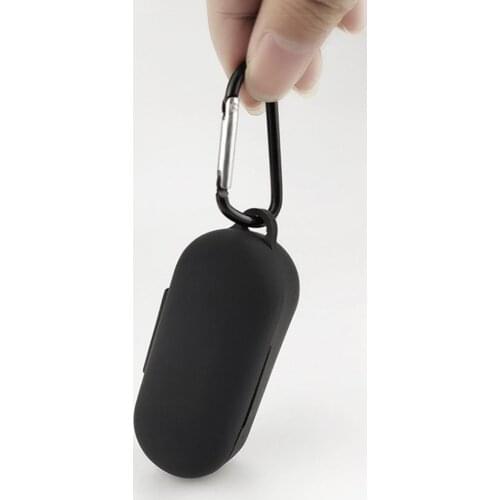 Bluetooth Earphone Full Protection Cover Shockproof Protective Silicone Case with Carabiner for Huawei Freebuds 3i Flypods 3