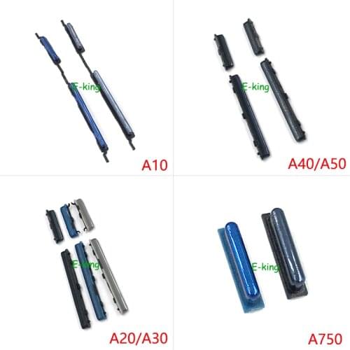 For Samsung Galaxy A30 A305F A50 A505F A70 A705F Phone Housing Side Key Power Volume Button