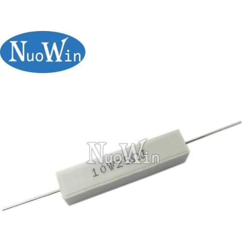 10pcs 10W 5% Cement Resistor Power Resistance 36R 39R 43R 47R 51R 56R 62R 68R 75R 82R 100R 36 39 43 47 51 56 62 68 75 82 100 ohm