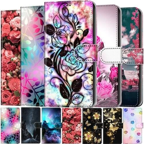 Flip Leather Phone Case For Huawei Y5P Y3 2017 Y5 2018 Y6 Y7 Y9 Prime 2019 P Smart Plus 2020 2021 Wallet Card Holder Stand Cover