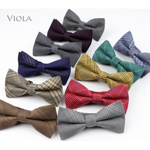 Classic Striped Plaid Soft Suit Fabric Bowtie Men Fashion Tuxedo Butterfly Business Banquet Party Bow Tie Quality Accessory Gift