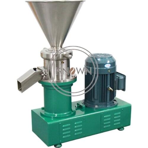 Chili Dyestuff Colloid Mill Cacao Bean Grinding Sesame Paste Making Machine Grinder Nuts Peanut Butter Strawberry Jam Maker