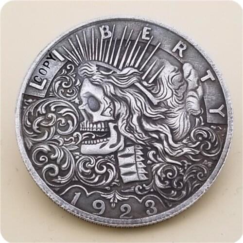COPY Hobo Nickel Coin_1923-P Peace Dollar COPY COIN