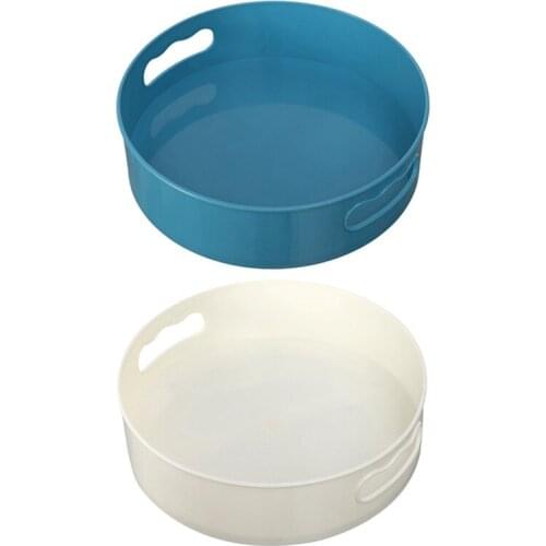 Round Rotatable Kitchen Seasoning Storage Organizer Spice Shelf Rack Drawer Spice Jar Condiment Bottles Tray Kitchen Accessories