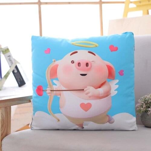 Pig petty plush toys sleeping pillow net red pig cute bed baby child birthday gift girl