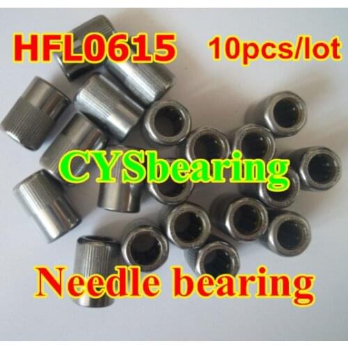 Lot of 10pcs 6X10X15mm HFL0615 drawn cup needle bearing one way clutch for 6mm shaft