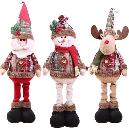 New Merry Christmas Decorations For Home Pendants Gift Xmas Noel Happy New Year 2021 Christmas Tree Ornaments Hanging Doll Craft