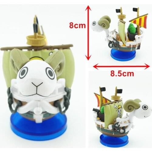 New PVC Japanese ONE PIECE Cartoon Boat Aquarium Decoration Fish Tank Ship Ornament Merry Sunny Marine Ship Figure Aquatic Decor