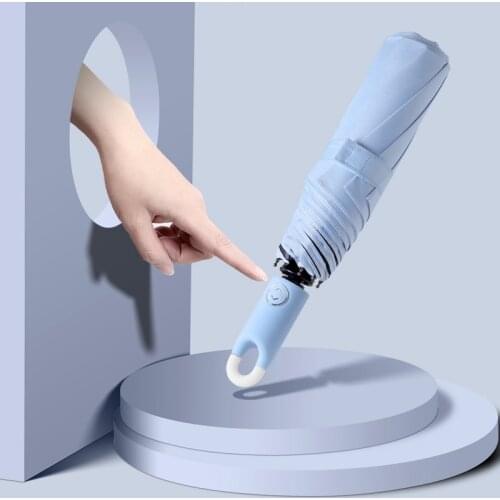 New 18K Wind Resistant Three-Folding Umbrella Men Women Rain Automatic Umbrellas Business Portable Parasol Paraguas