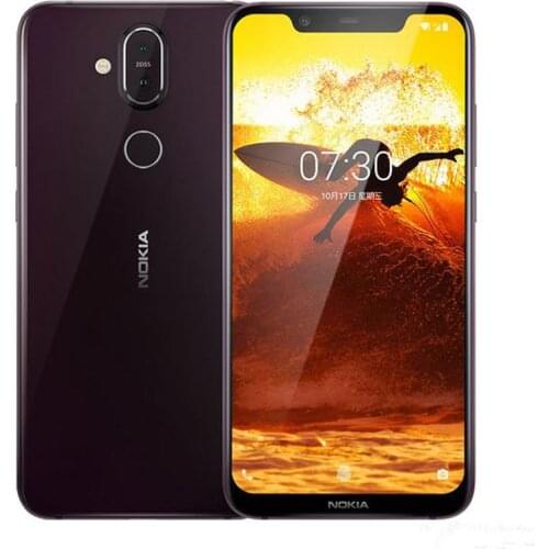 X7 Original Nokia 8.1 mobile phone unlocked 6.18" Snapdragon 710 Octa Core Android 20MP 4GB RAM 64GB ROM Dual sim Smart phone