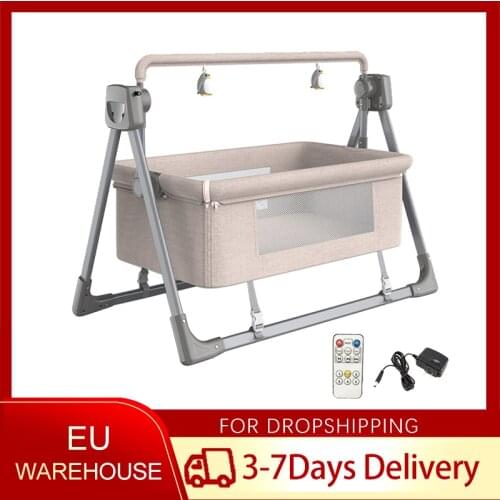 Baby Crib Cradle Newborn Movable Portable Nest Crib Baby Travel Bed Game Bed with Mosquito Net Sleeping Bed Baby Rocking Bed