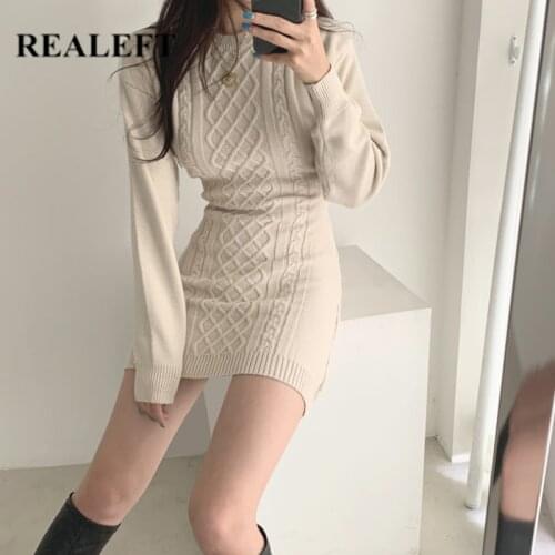 Модные платья-футляры REALEFT China At AliExpress