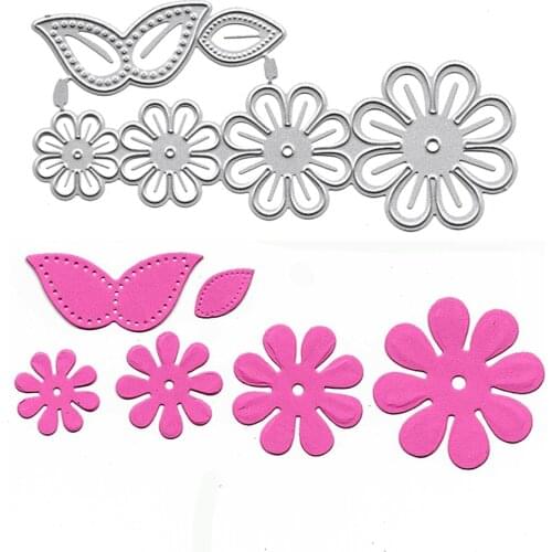 Craft Dies Flower Metal Cutting Die Stencil For DIY Scrapbooking Card Making Album Stamping Die Embossing Folder Fustelle New