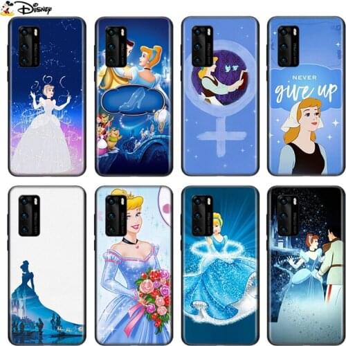 Silicone Cover Disney Cinderella For P Smart S Z Mate 40 30 20 10 Plus PRO Plus Lite 2018 2019 2020 Phone Case
