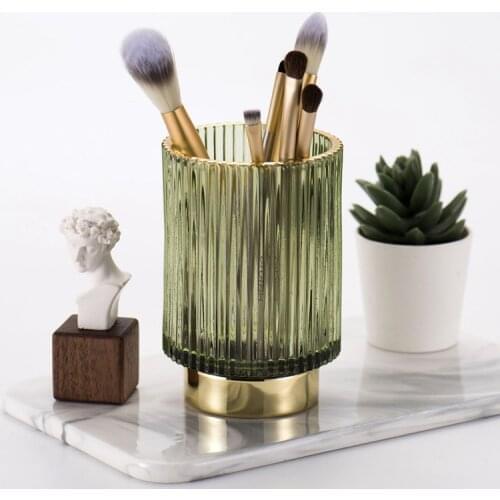 Nordic Cosmetic Make-Up Brush Storage Box Table Organizer Make Up Tools Pen Storage Makeup Nail Polish Cosmetic Holder Box