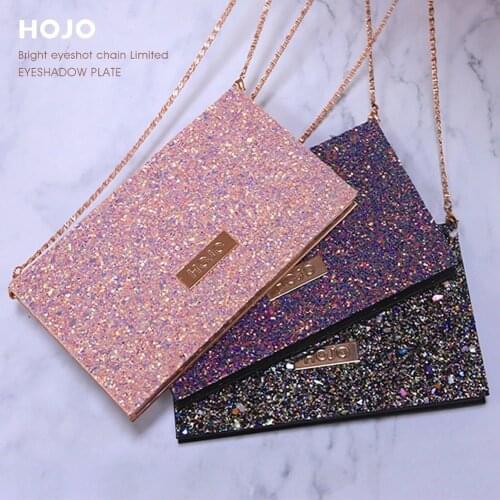 HOJO Chain Eyeshadow Three-dimensional Color Matte Palette Glitter Eyeshadow Nude Makeup Set Lasting Effect