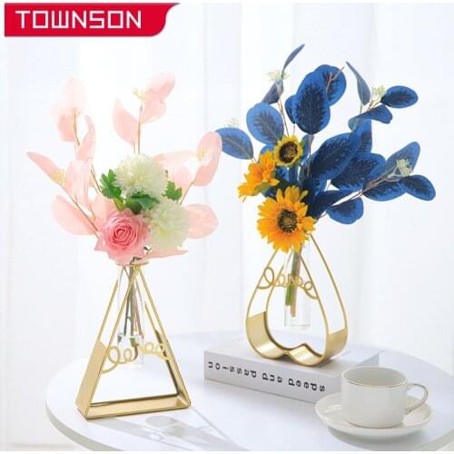 Металлические вазы для цветов Townson China At AliExpress
